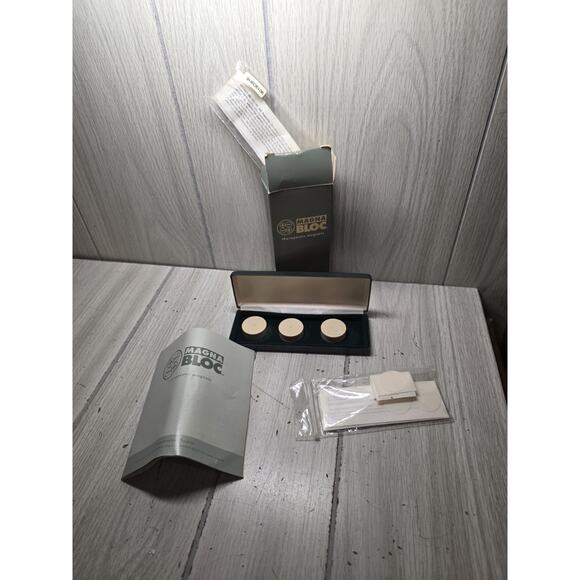 Magna Bloc Neodymium Therapeutic Magnets By Amway 3 With Box 1999 - Picture 9 of 10